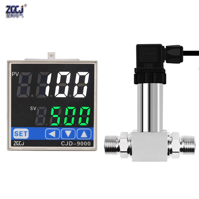 0-0.5BAR 1BAR 10BAR 10kpa 30kpa Pressure difference meter with relay and SSR output with low and high alarm output control gauge