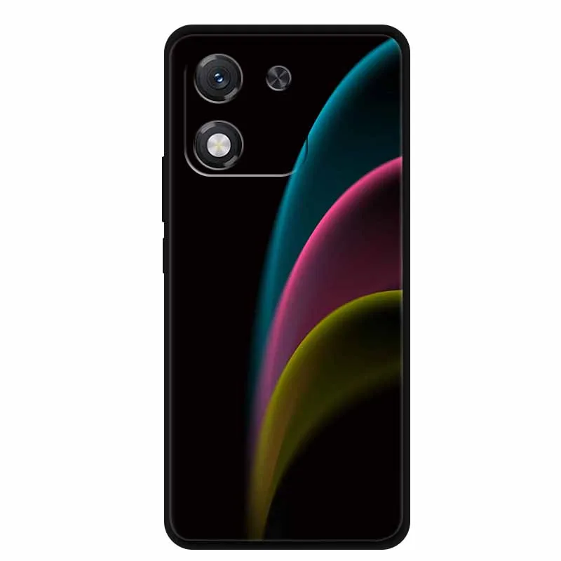 غطاء لهاتف هواوي هونور X70i حافظة هاتف من البولي يوريثان الحراري لهاتف هونور X 70i 70 i Para أسود خلفي ناعم حامي زهرة كرتونية هدية كابا #6