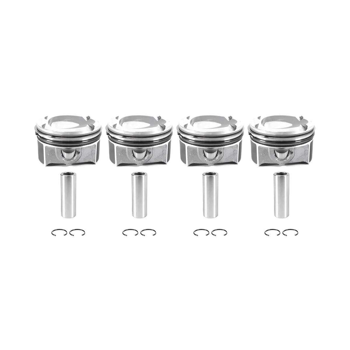 4Pcs Pistons Rings Set Φ82mm for W204 C204 W212 C200 C250 E250 1.8T 2710305017 2710300324