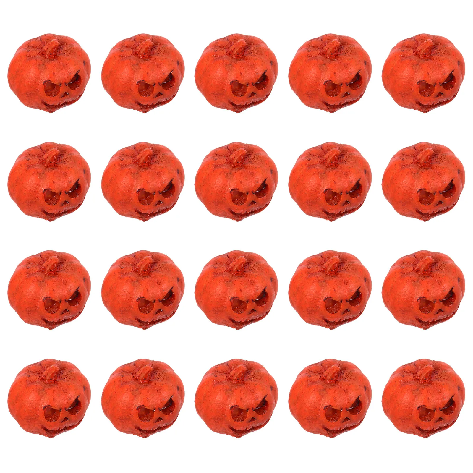 

20Pcs Mini Pumpkin Figurines Tiny Artificial Pumpkins for Craft Villages Miniature Dollhouse Decor Fall Decorations Harvest