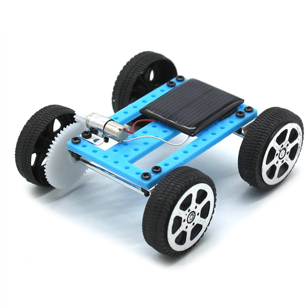 2pcs Educational Solar Car Model Kit Diy Science Experiment Toy Educational Solar Powered Car Model Making Kit Solar Powered Car