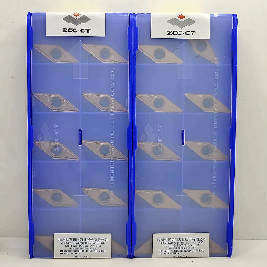 

VBMT160402-AHF YB9320/VBMT160404-AHF YB9320/VBMT160408-AHF YB9320 ZCC.CT CNC blade carbide inserts turning tools 10pcs/box