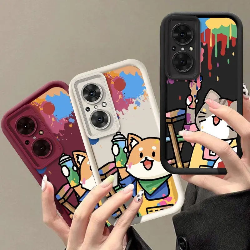 Nova 9SE Little Painter New Sky Eye Phone Case For Huawei Nova 9S 9Pro 9 7i 6SE Y91 Y5P Y6Pro Y7A Y9A Y6 Y70 Y90 Y7 PRIME Cover