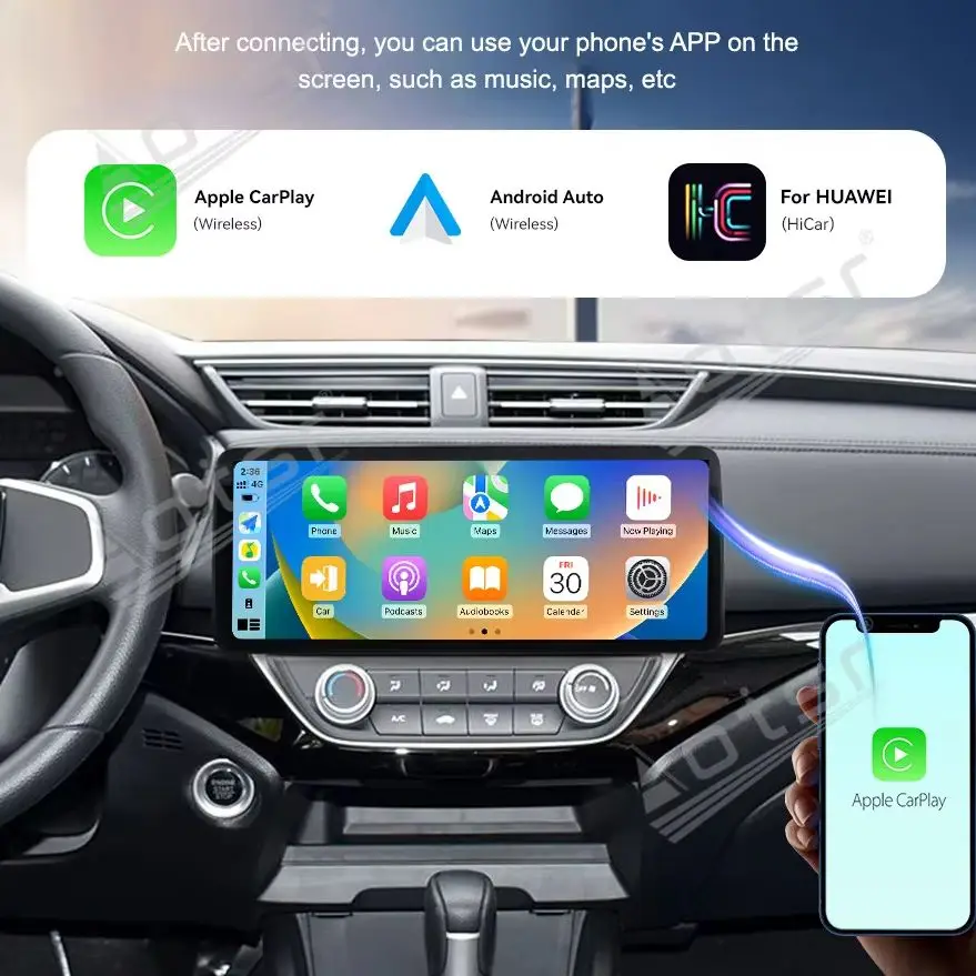 

12.3" Wireless Carplay Android 13 DVD Player For Honda Crider EnviX 2019-2020 GPS Navigation Radio Multimedia Player Recorder