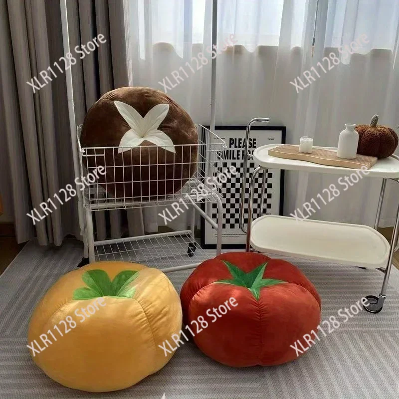 

INS Creative Mushroom Tomato Throw Pillow Soft Cushion for Sofa Bed Bay Window Home Decor