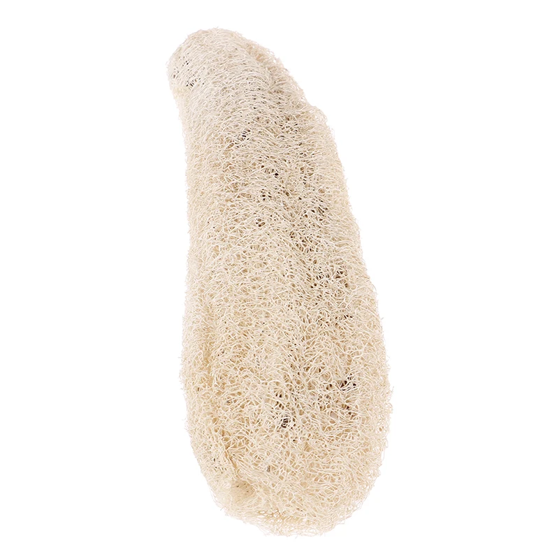 ธรรมชาติ Loofah เป็นมิตรกับสิ่งแวดล้อม Exfoliating Bath ฟองน้ําอาบน้ําสําหรับล้างจานหม้อทําความสะอาดผัก Scrubber