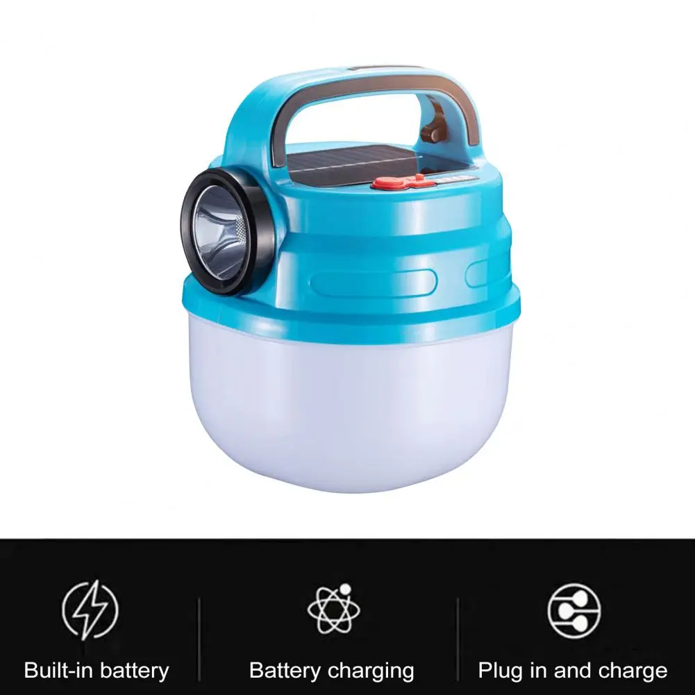 Rechargeable Camping Lantern Super Bright Solar Power Camping Lantern with Multiple Modes Waterproof Design Portable for Tent