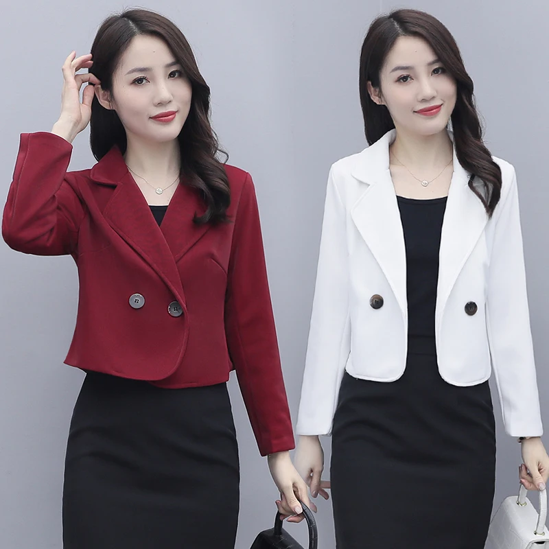 Blazer da donna su misura Chiusura leggera Cappotto selvaggio di media lunghezza Cappotto professionale attillato profondo Nastro Laple medio