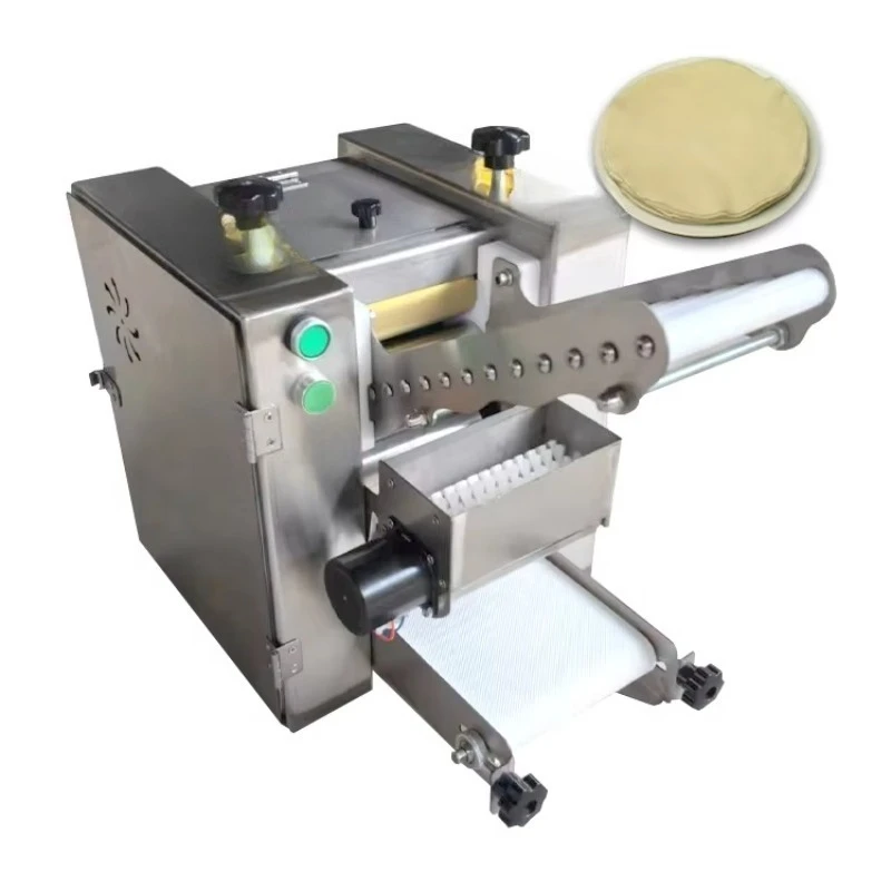 Automatic dough dumpling skin making machine wonton skin making machine