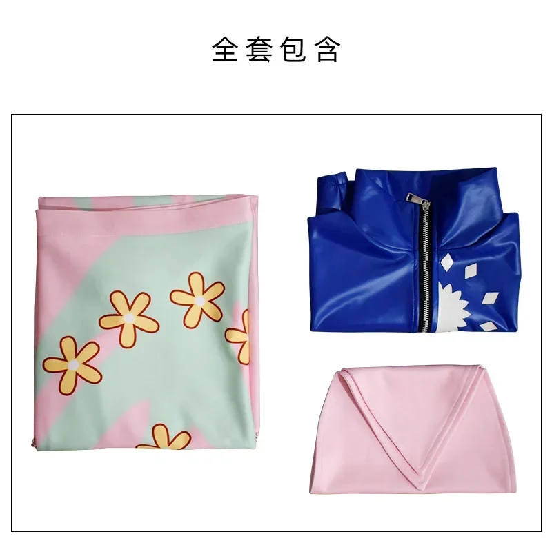 Anime One Piece Nico Robin Miss Allsunday Costumi Cosplay Parrucca uniforme sexy Occhiali Costume di Halloween per donne e ragazze