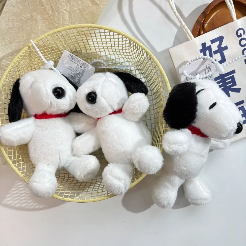 

Toys Plush Cute Pendants Snoopy Plush Doll Accompanied By Red Collars Patting Dog Doll Dolls Room Ornaments Birthday Gifts
