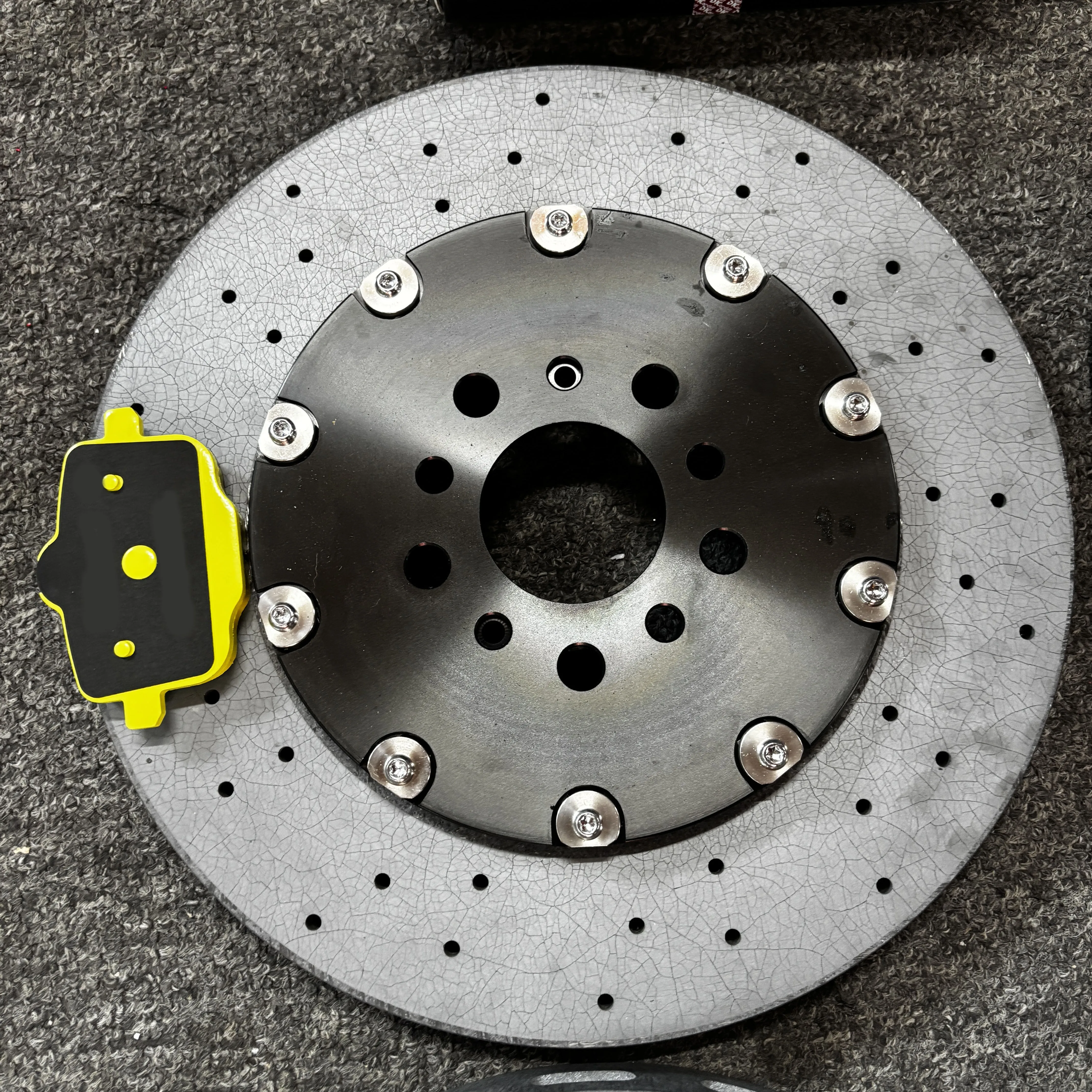 Car Brake System Carbon Ceramic Disc Customized Size CCB Long Fiber for porsche 996 911 991 997 AUDI a6 c7 RSQ8 RS6 BMW E39 F90