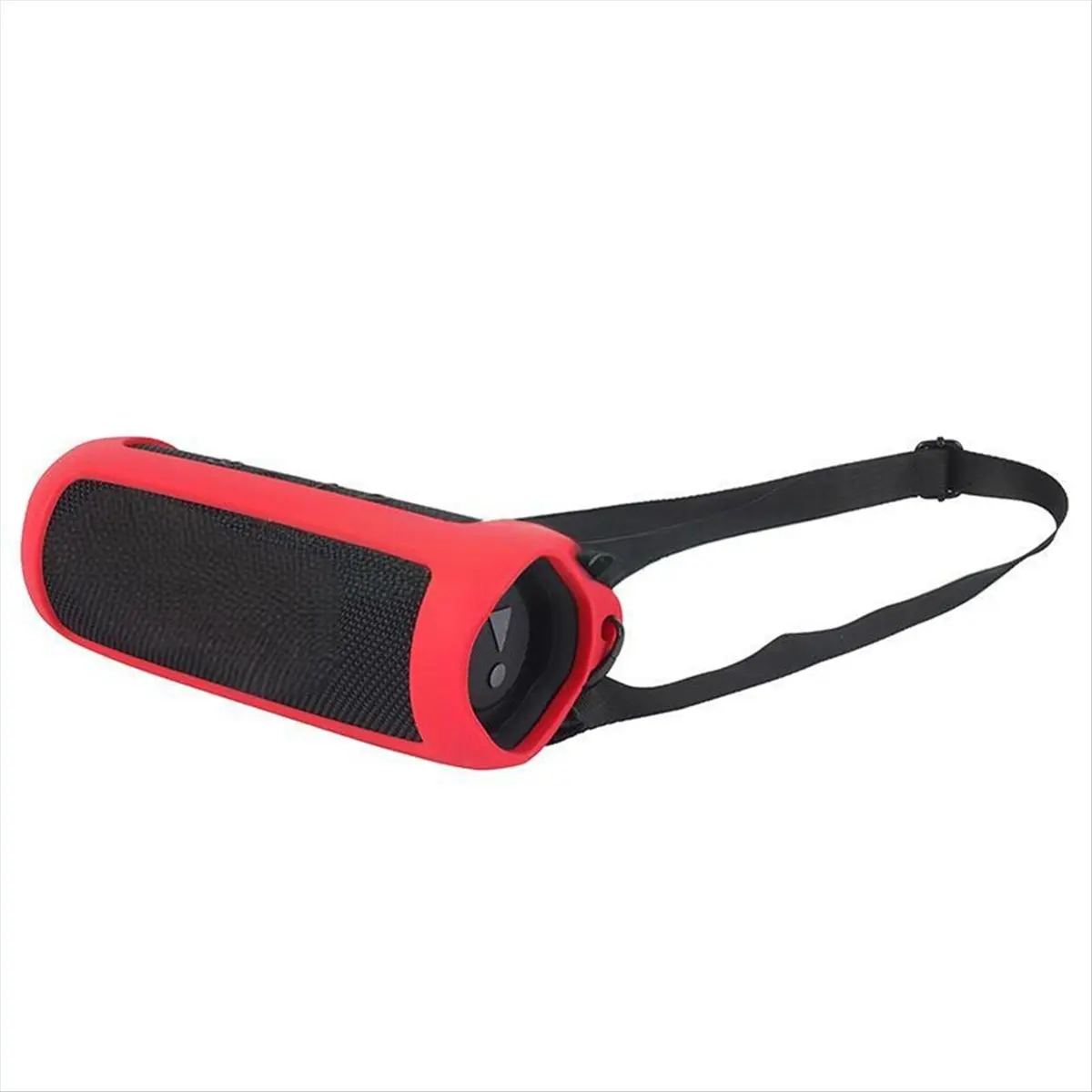 Hot Sale Silicone Bluetooth-Compatible Speaker Case with Carabiner Waterproof Protective Sleeve Adjustable Strap for Flip 6,A