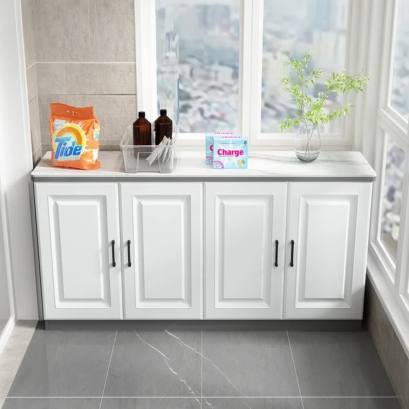 

Balcony Cabinet Storage Locker Household Storage Large Capacity Sundries Floor Shoe Cabinet Sunscreen Bay Window