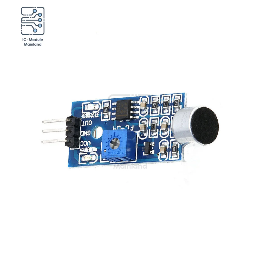 3 Pin Digital Ouput Intelligent Voice Operated Switch Microphone Sound Detection Sensor Detect Module for Arduino Smart Home