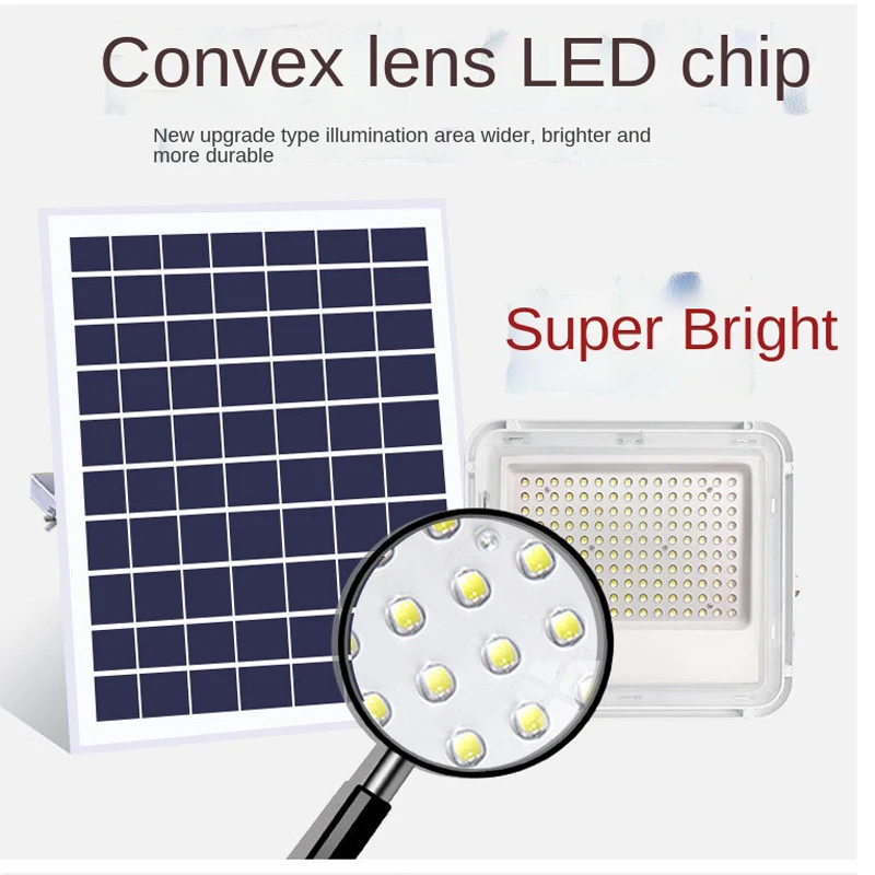 Solar Lighting Garden Home LED Outdoor 80W Waterproof Flood Super Bright Rural Street External Wall Lamp