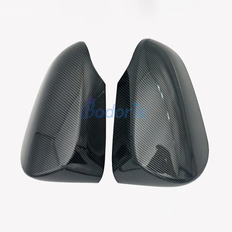 For Toyota Prius C Aqua Axio Premio Allion 2012-2018 Side Door Mirror Carbon Fiber Look Rear View Rearview Caps Trim Car Covers