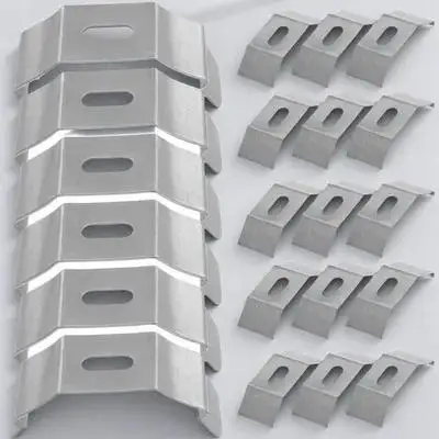 

30Pcs Curtain Bracket Supports Vertical Blind Clip Mounting Holder Sturdy Blind Fixation Brackets Replacement Curtain Bracket