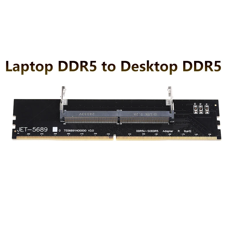 DDR3 DDR4 DDR5 Speicher-RAM-Adapter DDR3 DDR4 DDR5 Laptop-zu-Desktop-Speicheradapterkarte SO-DIMM zu PC-DIMM-Karte – Detail 11
