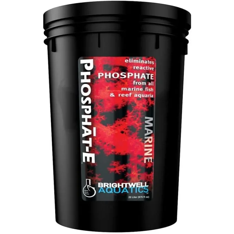 Brightwell Aquatics Phosphat-E Liquid Phosphate Remover for Marine Fish and Reef Aquariums - Aquarium Water Treatments, 5.28 GAL