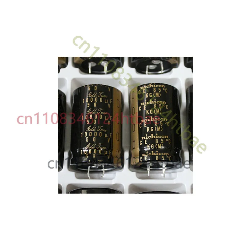 オーディオコンデンサ用、2pc-オリジナルニチコン-kg-タイプ-i-10000uf-50v-hifi-フィーバーオーディオ電解コンデンサ-30-45mm