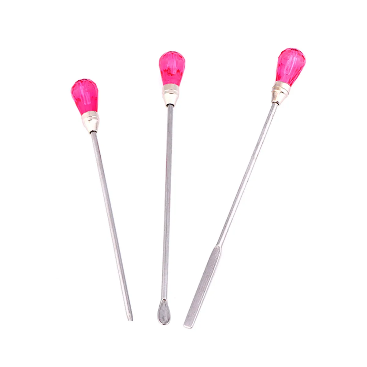 

1Set Crystal Epoxy Uv Glue Jewelry Accessories Including Digging Powder Spoon Stirring Stick Pricking Bubble Needle DIY Handmade