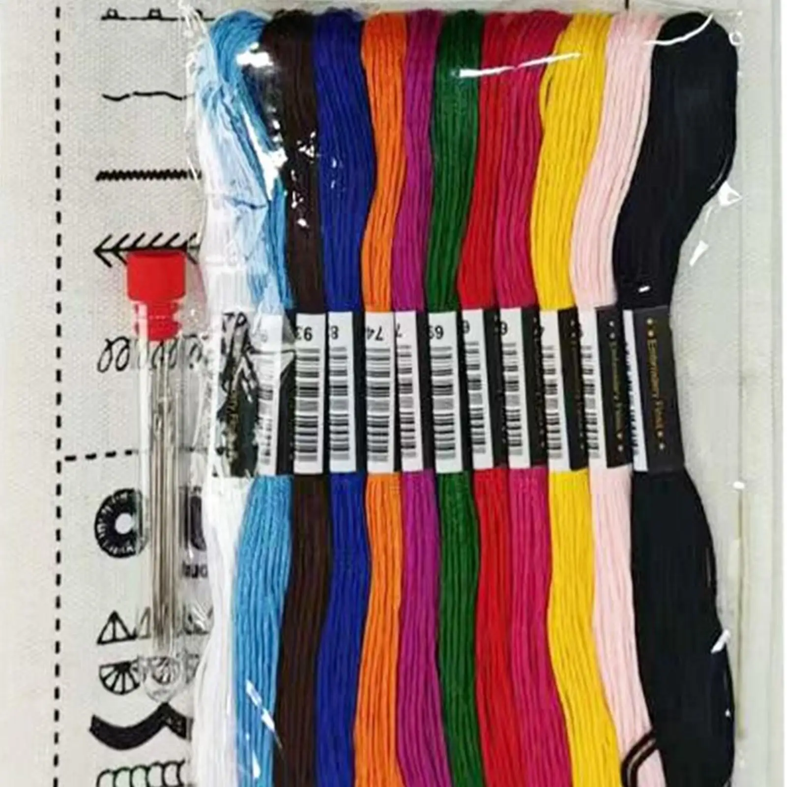 

Набор для вышивания, книга, набор для рукоделия, полный набор для вышивания для квилтеров, учителей искусства, школьные проекты, релаксация на заднем дворе