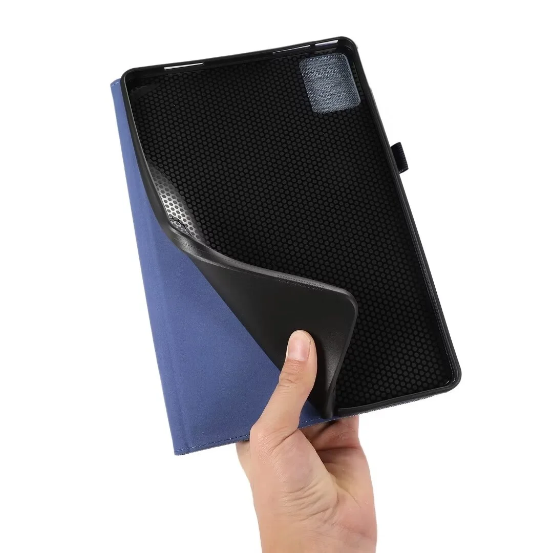 Cowboy Stand Case For Lenovo Tab K11 M11 Plus 2024 11.45 inch TB352FU Soft TPU Back Solid Cover With Card Pockets Shockproof