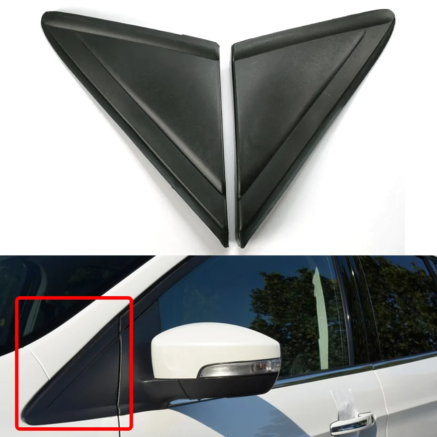 

Wooeight 1Pc Rearview Wing Door Side Mirror Corner Triangle Molding Trim Cover Panel Lid Exterior Part For Ford Escape 2013-2019