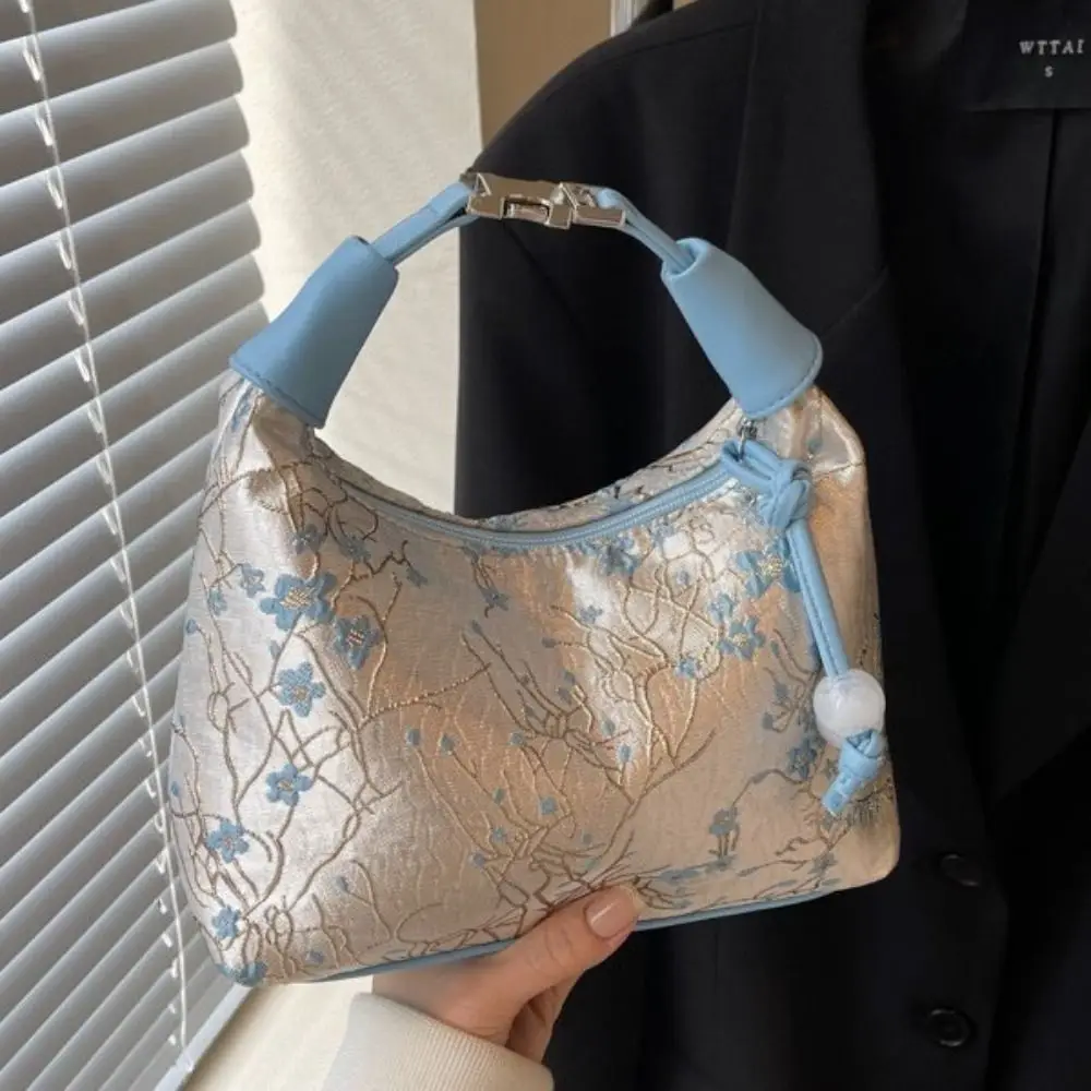 

Retro Embroidered Chinese Style Handbag Purses Canvas Hanfu Embroidery Handbag Shoulder Bag Crossbody Bag Cheongsam Bag Party