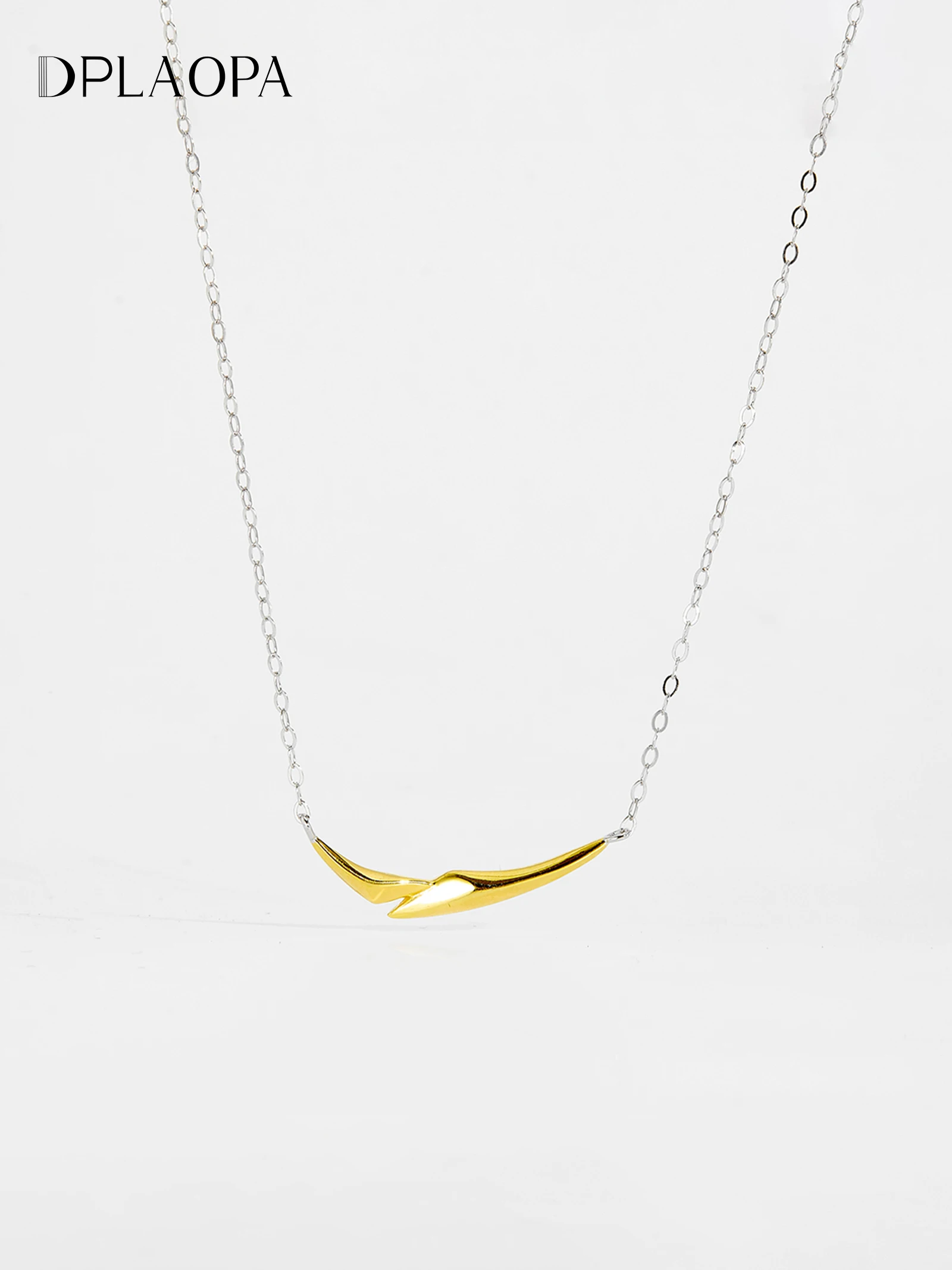 dplaopa-feminino-925-prata-esterlina-dupla-cor-chapeamento-irregular-pingente-simples-colar-2025-luxo-na-moda-novo-presente-de-joias-finas