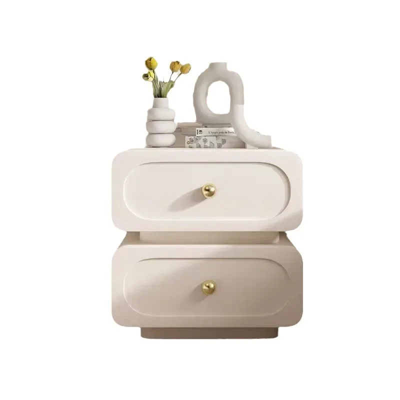 

Прикроватная тумбочка из массива дерева, современная минималистичная спальня, бытовые роскошные кремовые шкафчики, черная прикроватная тумбочка с полными волосами