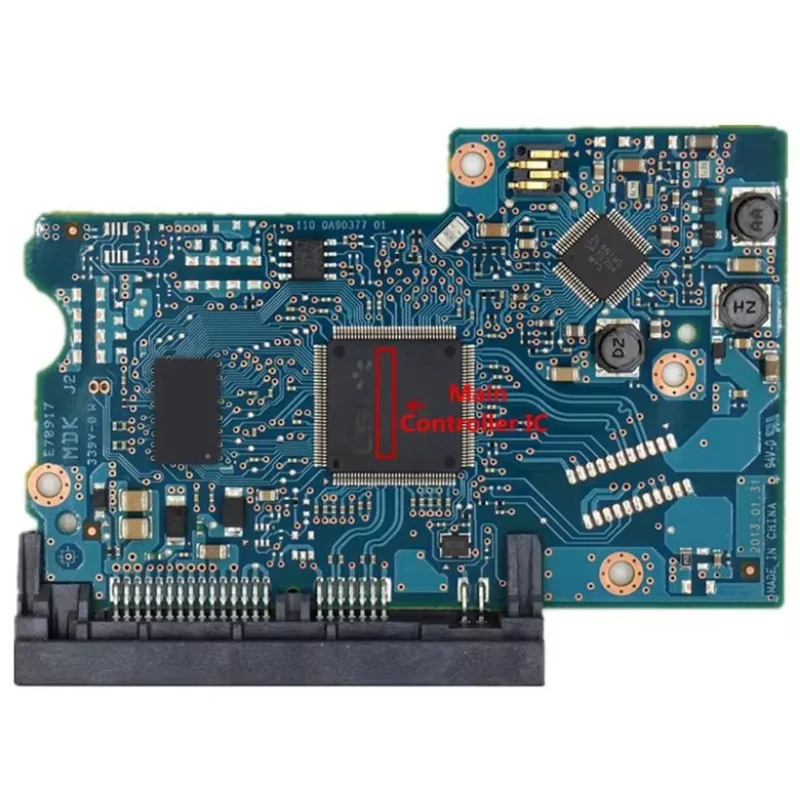 220 0A90377 01 , 110 0A90377 01/ Hitachi Hard Disk Circuit Board / LSI 60450 / Stickers : 0J21827 / DT01ACA050