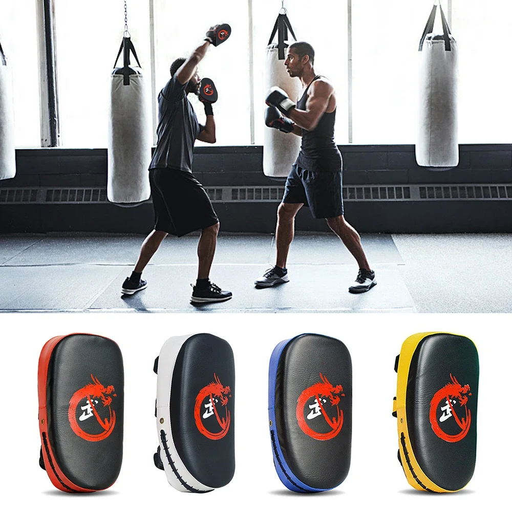 Boxing Pad Muay Thai Punching Shield Curved Strike Mitt Training Pad Boxing Practice