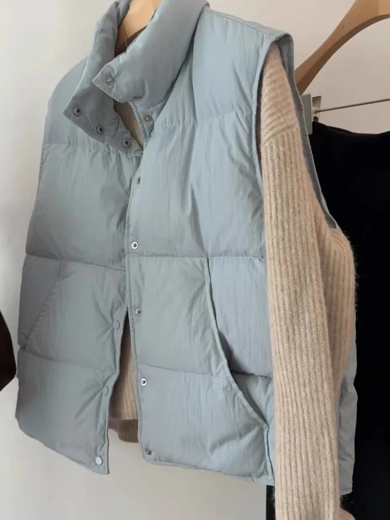 Faionable Fre Sle femmes coton gilet col montant Svel vêtements d'extérieur chauds automne hiver trajet saisonnier Sle