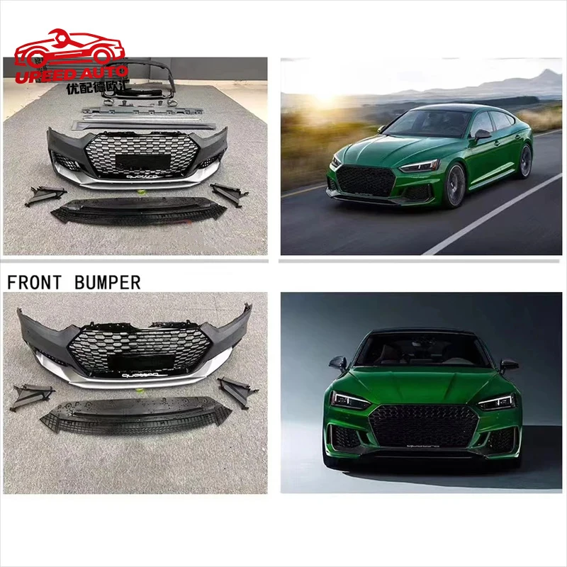 Suitable for STLF 17-19 New Item Body Kit Audis A5 Facelift to RS5 High Level Style