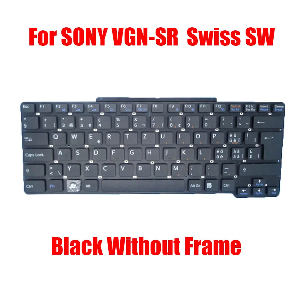 

IT SD SW Клавиатура для ноутбука SONY VGN-SR VGNSR 81-31405001-41 148090151 148090172 148090132 итальянский Швеция Swiss без рамки Новинка