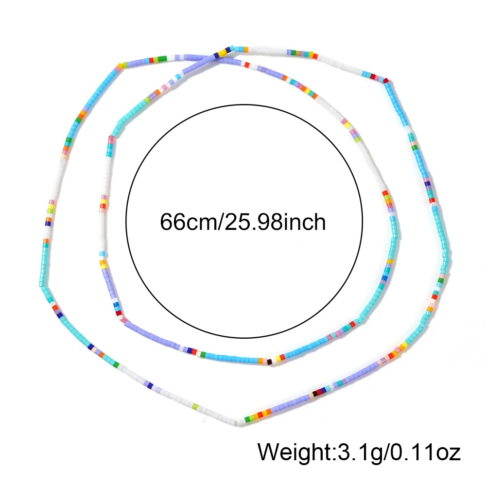 أساور مطرزة بالخرز متعددة الألوان للرجال والنساء ، تصميم البذور ، مجوهرات الموضة البسيطة العصرية ، سيرفر ، الصيف ،! 1: