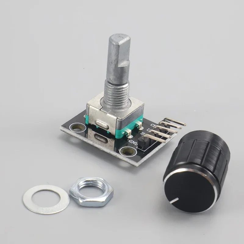 KY-040 Rotary Encoder Module with Push Button 20 Pulse/Revolution 5V for Arduino Menu Control Volume Motor Position