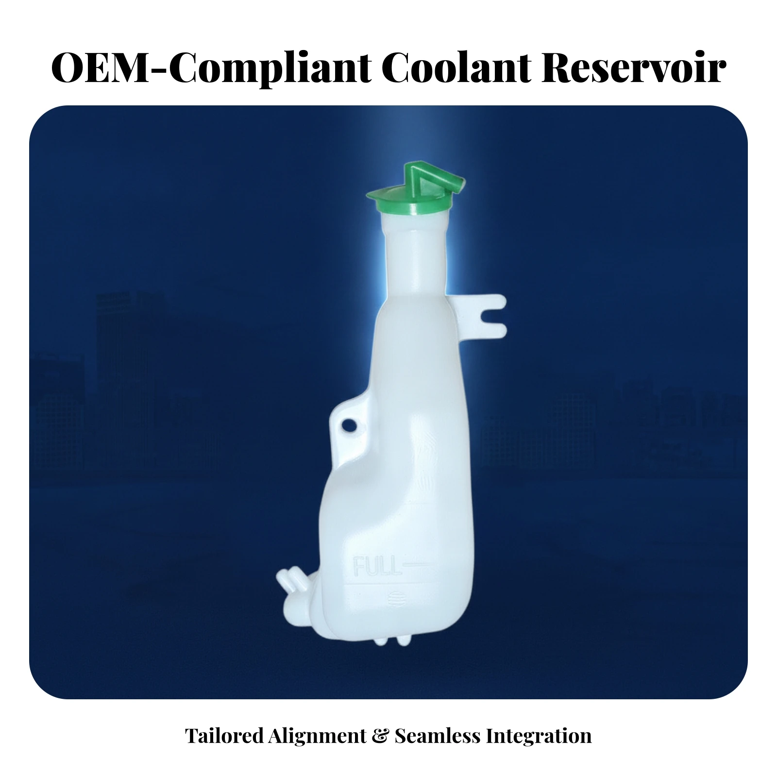 Coolant Reservoir Tank with Cap Translucent Overflow Reservoir Bottle with Cap Coolant Expansion Bottle Long-Lasting High