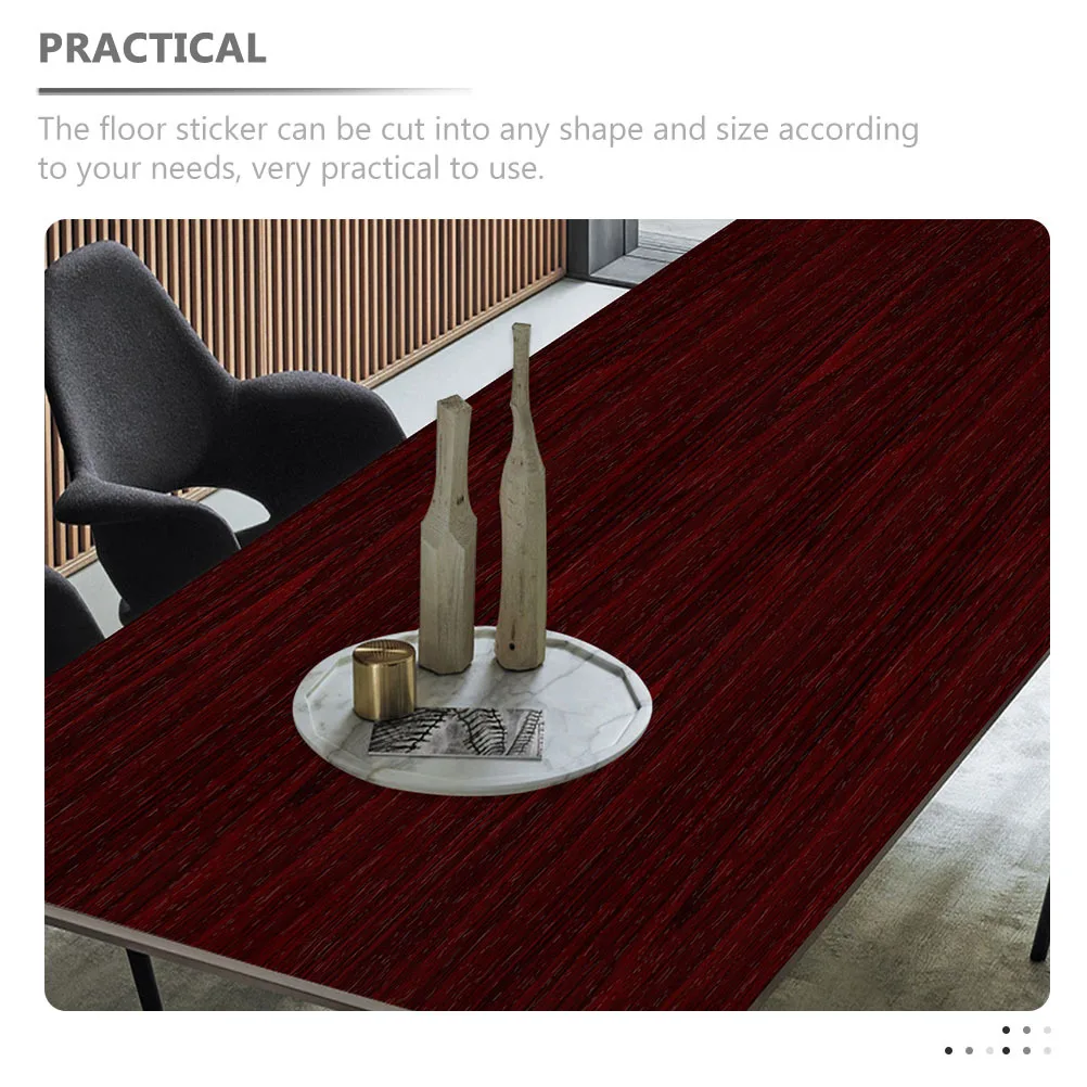 ملصق أرضية من مادة PVC مقاوم للماء، ألواح خشبية قابلة للتقشير واللصق، ألواح أرضية متينة ذاتية اللصق قابلة للتقشير واللصق