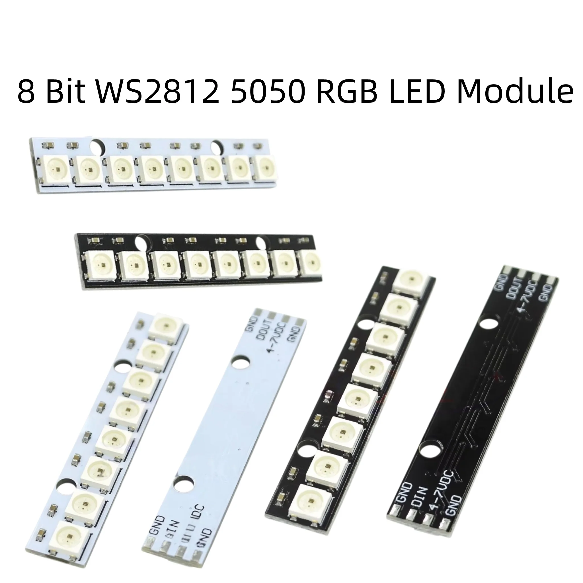 8 Bit WS2812 5050 RGB LED Module Built-in Full Color Driver, LED Strip Panel for Arduino Lighting DIY Project