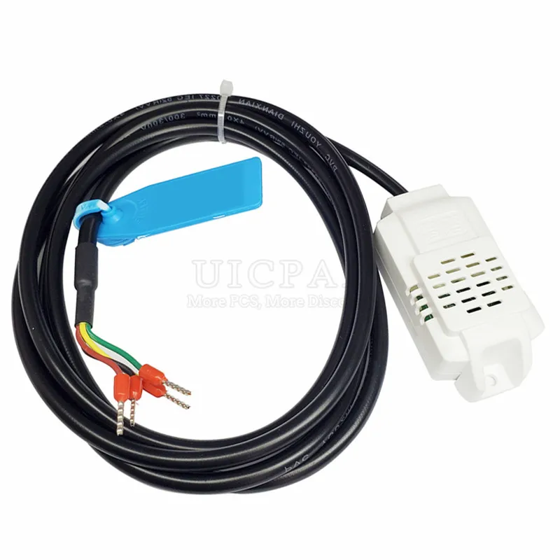 

SHT21 Temperature Humidity Sensor Wire Self-Calibration Probe Cable 5M OEM Length 14 Bits Digital Capacitance Sensors I2C Output