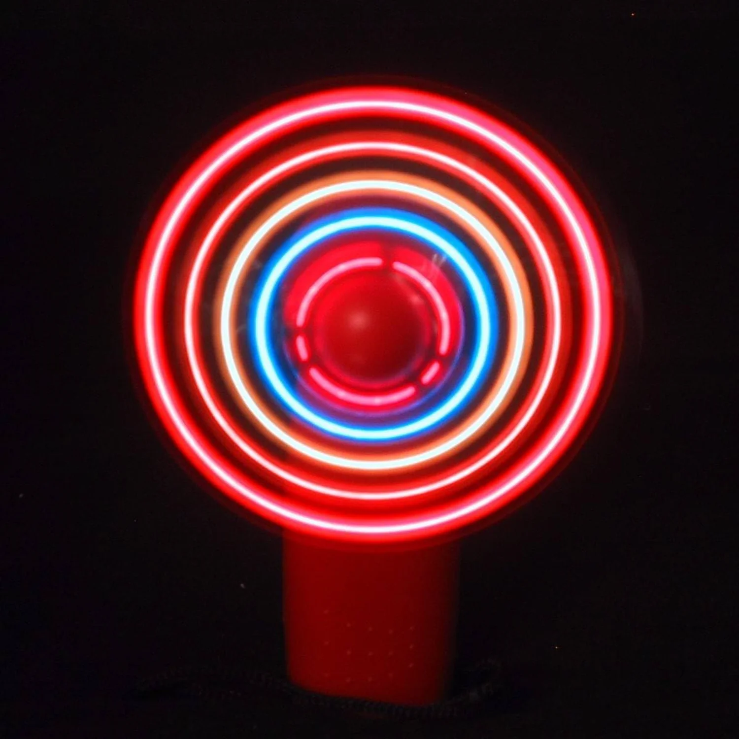 LED  Light-  Personal Fan w/Changing Patterns, Assorted Colors