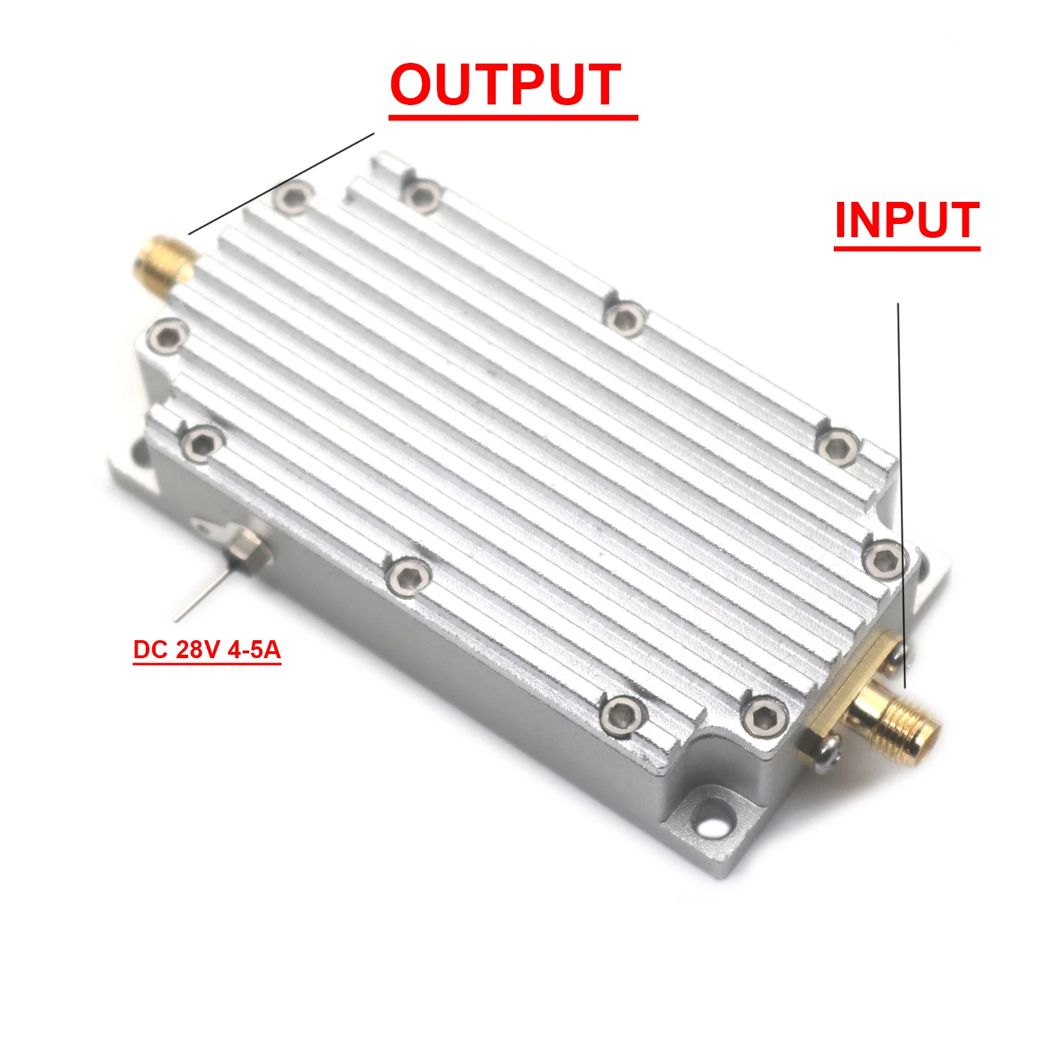 15W RF Power Amplifier 868M 915M 1.2G 1.5G 2.4G F/ LORA Helium Miner GNSS Receiver WIFI Drone Satellite Signal Radio Transmitter