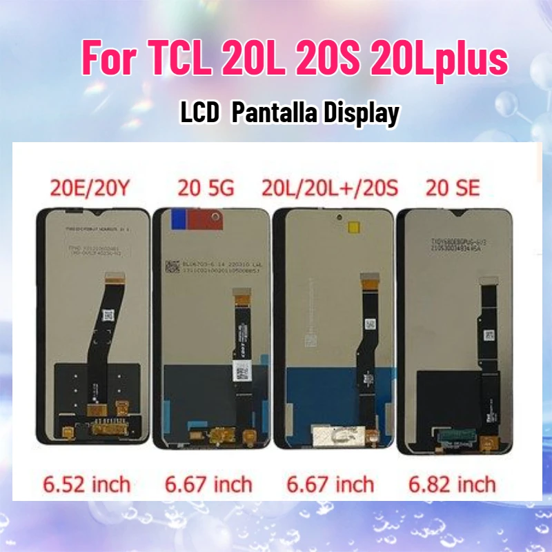 

НОВЫЙ ЖК-дисплей (экран) для TCL 20L 20S 20Lplus T774 T774H T774B T775 T775H T773, сенсорный экран (тачскрин) и дигитайзер