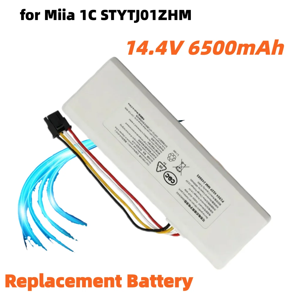 

14.4V 6500mAh Replacement Vacuum Cleaner Battery for Xiaomi Mijia 1C Dreame MC1808 SKV4093GL STYTJ01ZHM XM2000021