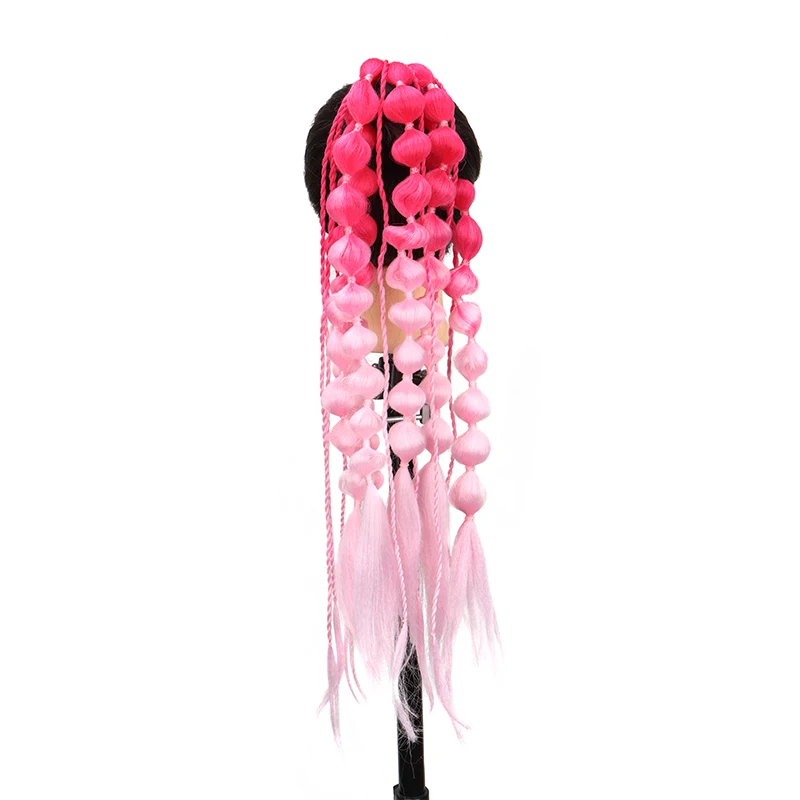 Synthetic Ponytail Extension Bubble Braid