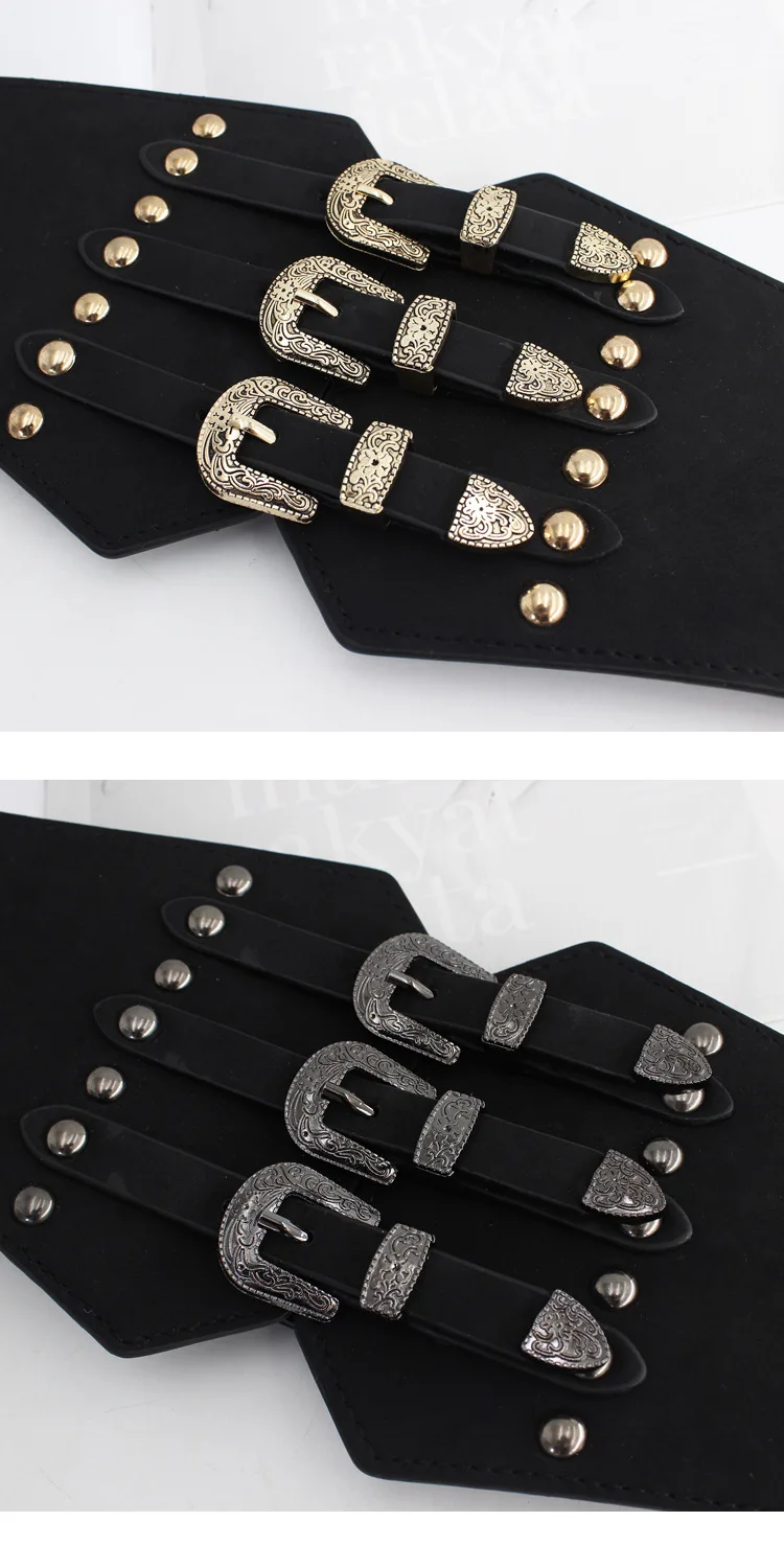 Frauen Mode Luxus Korsett Kummerbund Elastische Taille Kostüm Zubehör Gürtel Kleid Jeans Mantel Hemd Kleidung Bekleidung Kummerbunds – Detail 3
