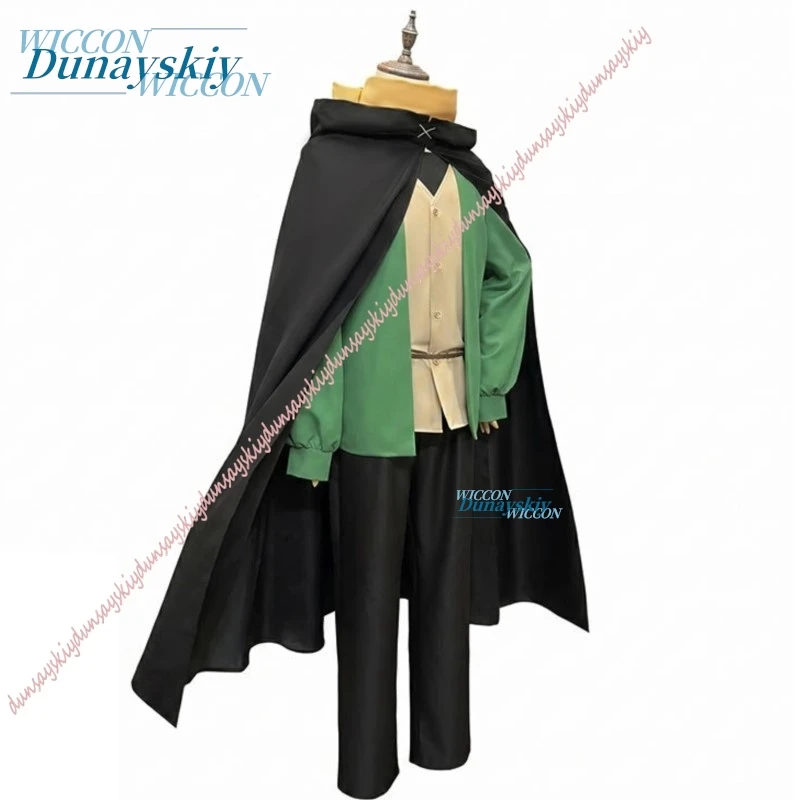 Re Life In A Different World From Zero Anime Natsuki Subaru Cosplay Event With Custom Costume Black Cloak Vest Tshirt Pant Scarf view 2
